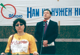 Grigory Yavlinsky, Chairman of the YABLOKO party