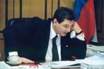 За работой