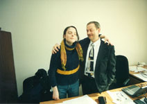 Юрий Нестеров с дочкой