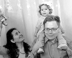 Алексей Ульянов с семьей Фото: yabloko.ru