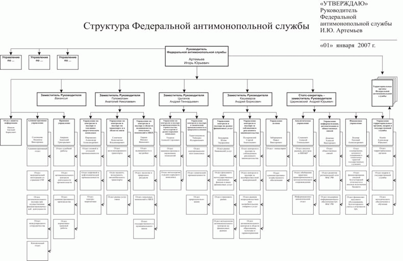 Реферат: Механизм применения антимонопольных законов