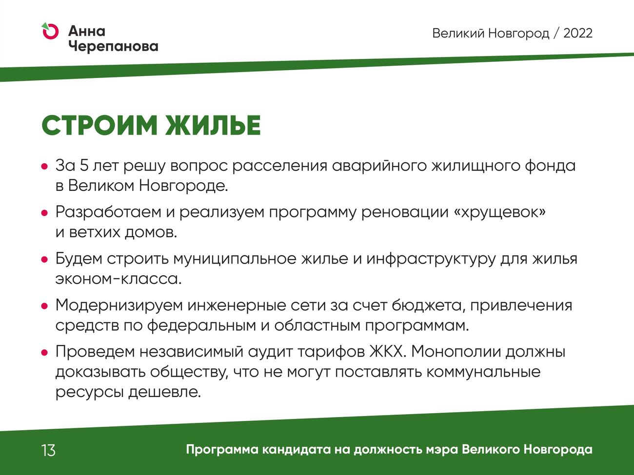 Презентация программы Анны Черепановой