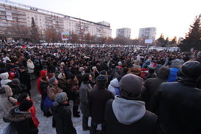 10 декабря 2011 года в Самаре прошел митинг против фальсификации выборов
