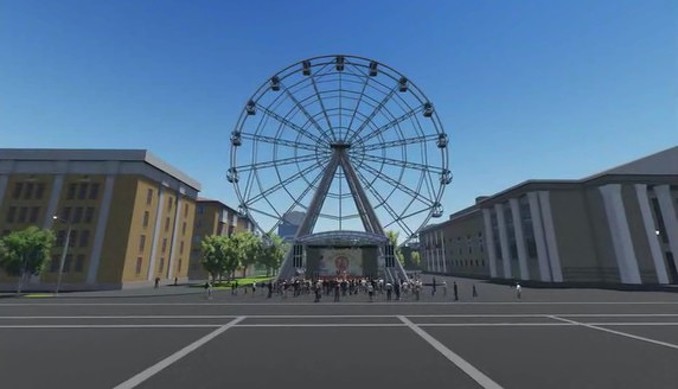 Проект установки колеса обозрения в Кирове